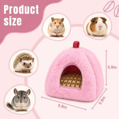 Guinea Pig Hideout with Removable Cooling Mat, Small Animal Bed