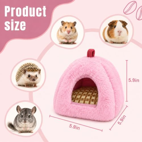 Guinea Pig Hideout with Removable Cooling Mat, Small Animal Bed