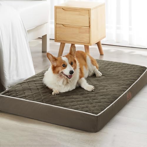 WNPETHOME Orthopedic Waterproof Large Sized Senior Dogs Bed for Comfy Sleep