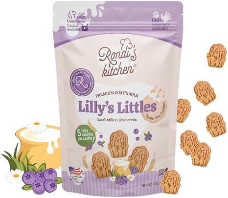 Lilly's Littles Goat Milk Dog Treats, Blueberries