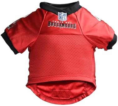 Littlearth NFL Tampa Bay Buccaneers Premium Pet Jersey, Team Color, Large