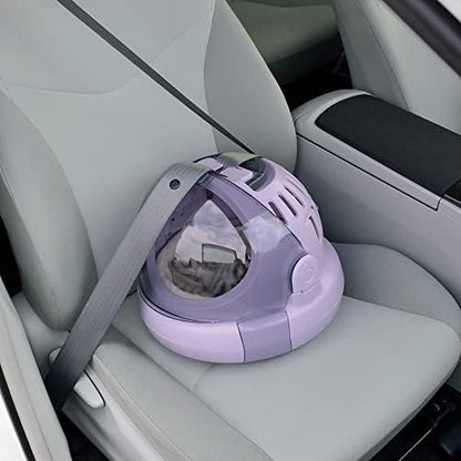 Richell Space Capsule Pet Carrier & Bed, Travel Carrier for Small Dog and cat