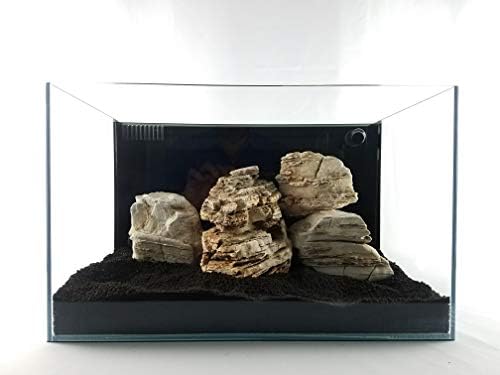 Lifegard Aquatics Aquascaping Crema Pagoda Rock Kit – Decorative Aquarium Rocks, Fish Tanks – 10 Gallon Kits