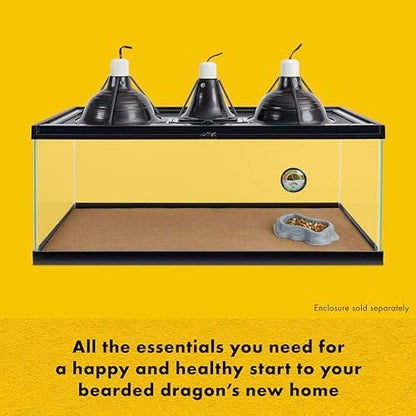 Zilla Bearded Dragon Habitat Accessory Kit for Bearded Dragons, Terrarium