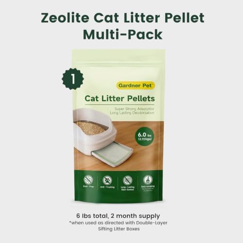 Gardner Pet Zeolite Cat Litter Pellets 6 Lbs