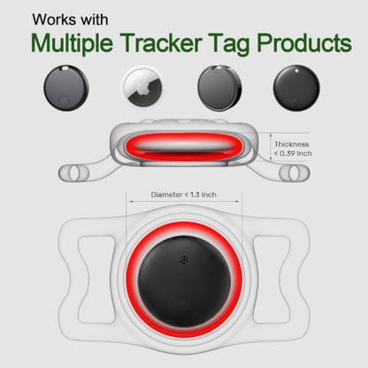 Dog Tracker with Apple Find My, GPS Pet Tracker for Dogs and Cats