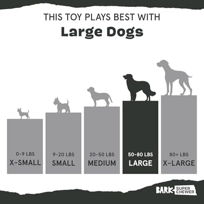 BarkBox Deep Roots Carrot Super Chewer - Toy for Small Dogs