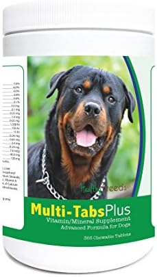 Healthy Breeds Rottweiler Multi-Tabs Plus Chewable Tablets 365 Count