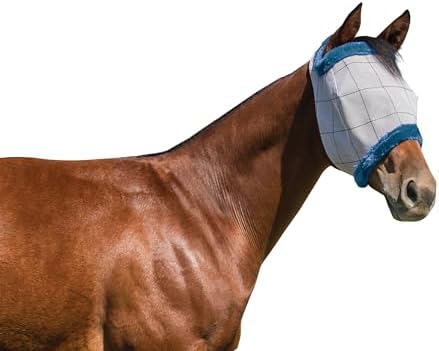 Farnam SuperMask II Horse Fly Mask Without Ears, Foal Size, Color May Vary