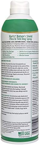 Hartz Nature’s Shield Flea & Tick Spray Treatment for Dogs, Natural and Effective Flea & Tick Prevention and Protection for Dogs with Cedarwood and Lemongrass Oil, 14 Ounces