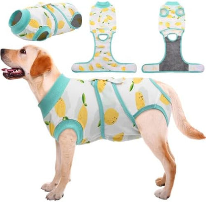 Kuoser Recovery Suit for Dogs Cats, Soft Dog Surgery Suit Female Male Spay