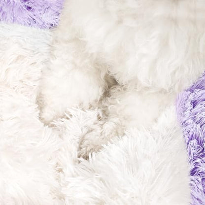 NOYAL Hooded Donut Bed, Calming Cave for Cats & Small Dogs
