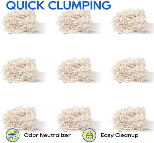 HoneyCare Health Monitoring Tofu Cat Litter | Natural Plant-Based Formula | Not Sticking to Litter Box | 99% Dust-Free & Low Tracking | Flushable Cat Litter |Urine Occult Blood Test| 6-lbs