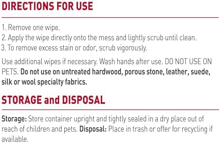 Nature's Miracle Cat Litter Box Scrubbing Wipes, Enzymatic Formula, 30 Ct