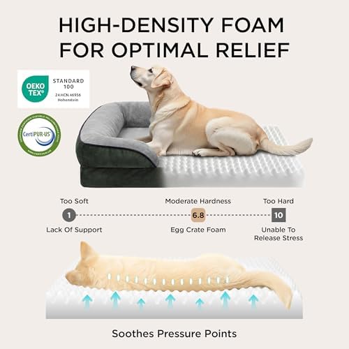 Bedsure Orthopedic XXL Dog Bed Extra Large with Removable Washable Cover