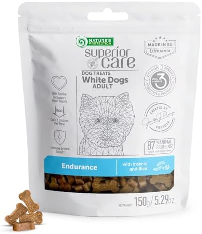 Nature's Protection Superior Care Functional Dog Treats, Insect/Rice 5.29oz