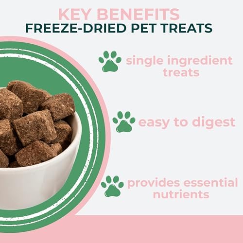 Momentum Carnivore Nutrition Freeze-Dried Turkey Heart Dog Treats & Cat Treats – Single-Ingredient, High-Protein, Grain-Free, Lean & Easily Digestible – Made in USA – 3 oz Bag (Pack of 2)
