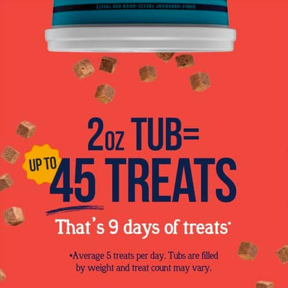 Stewart Freeze Dried Dog Treats, 100% Beef Liver, 2 oz Tub