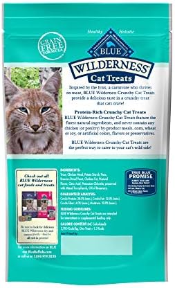 Blue Buffalo Wilderness Tasty Trout Crunchy Cat Treats, 2 oz (Pack of 12)