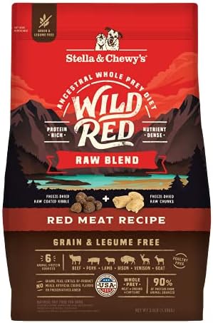 Stella & Chewy's Wild Red Blend GF Red Meat Dry Dog Food, 3.5 lb