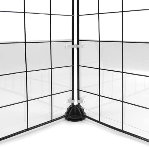 12 Pcs Cage Guard 13.8"x4.7" with Zip Ties Scatter Guard Clear