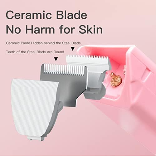 Replaceable Charging Cable & Standard Size Ceramic Blade Set