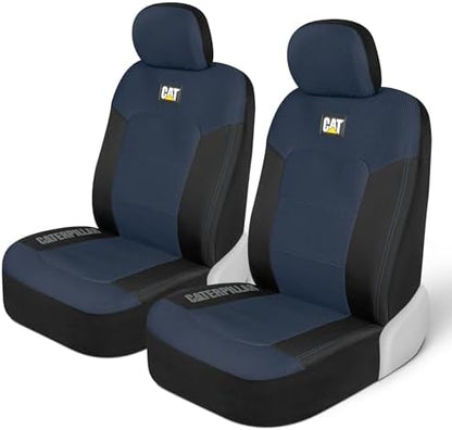 CAT MeshFlex Universal Front Seat Covers for Trucks, Cars, & SUV - Blue