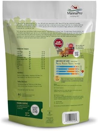 Manna Pro Farmhouse Favorites Mini Horse & Donkey Treats, 3 lb Bag