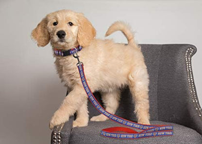 NBA NEW YORK KNICKS Dog Leash, Size Small. Heavy-Duty Metal Swivel Buckle Pet Leash
