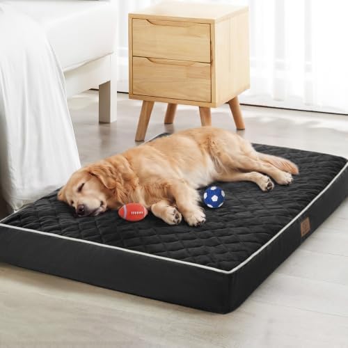 WNPETHOME Orthopedic Waterproof XL Dog Bed for Crate Cozy Sleep