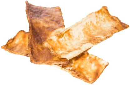 Fieldcrest Farms Nothin to Hide Flip Chips Dog Chews - Natural Rawhide Alternative Treats for Dogs, Collagen Based Snack for Moderate Chewers Up to 35lbs, Beef Flavor (Pack of 2)