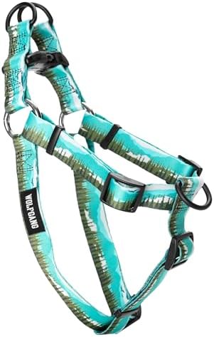 Wolfgang Heavy Duty Adjustable Dog Harness, Pull-Tested to Over 800 lbs for Walking & Training, GreatEscape Print, Large
