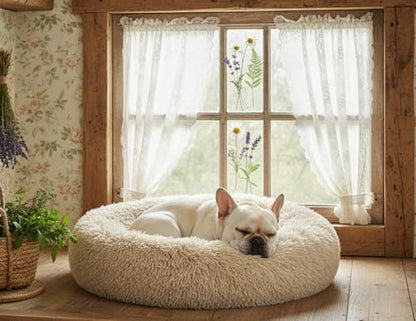 The Dog’s Bed Calming Donut Dog Bed, with Removable Zip Cover