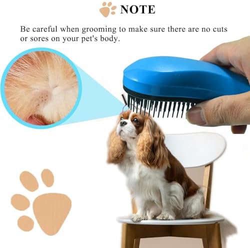 Small Dog Brush, Soft Puppy Brush, Massage Pet Grooming Tool