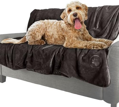 PETMAKER Dog Blanket, Charcoal, 60” x 70”