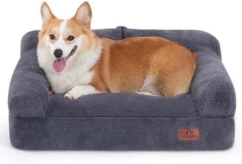 Hollypet Medium Dog Large Cat Bed Puppy Couch Beds for Pets up to 35 lbs
