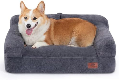 Hollypet Medium Dog Large Cat Bed Puppy Couch Beds for Pets up to 35 lbs