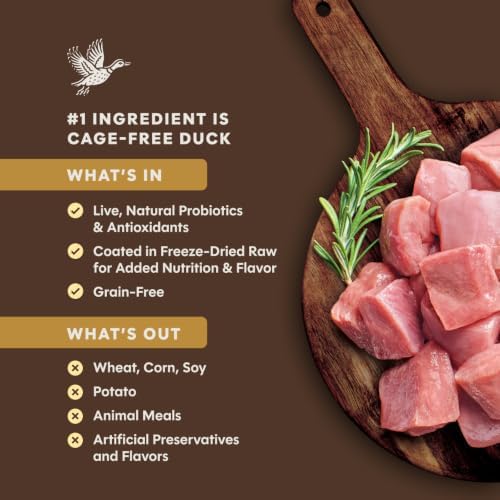 Instinct Ultimate Protein Dry Cat Food, Cage Free Duck, 4 lb. Bag