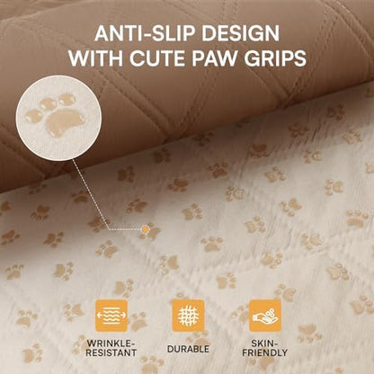 Luciphia Waterproof Couch Cover for Dogs, Non-Slip Pet Sofa Protector