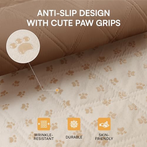 Luciphia Waterproof Couch Cover for Dogs, Non-Slip Pet Sofa Protector