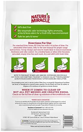 Nature's Miracle Intense Defense Fast-Acting Clumping Cat Litter, 20 lbs