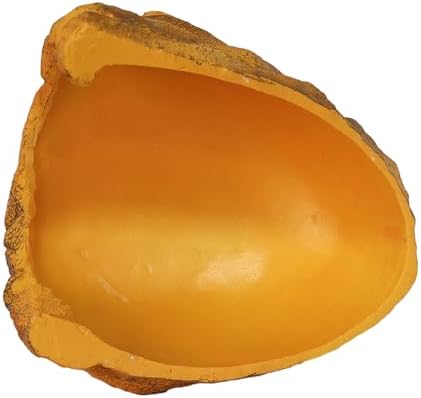 Resin Reptile Hideout,Large Rock Cave Habitat Decor for Reptile and Amphibians.Rock Basking Platform,Terrarium & Aquarium Decor for Bearded Dragons,Lizards,Snakes,Turtles,Gecko,Tortoises,Small Animals