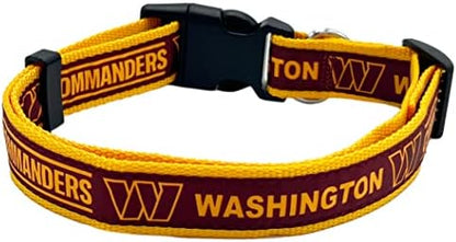 Pets First NFL PET Collar Washington Commanders Dog Collar, Large Football Team Collar for Dogs & Cats. A Shiny & Colorful Cat Collar & Dog Collar Licensed by The NFL (WAC-3588-LG)