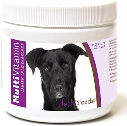 Healthy Breeds Mutt Multi-Vitamin Soft Chews 60 Count, Mutt, Black
