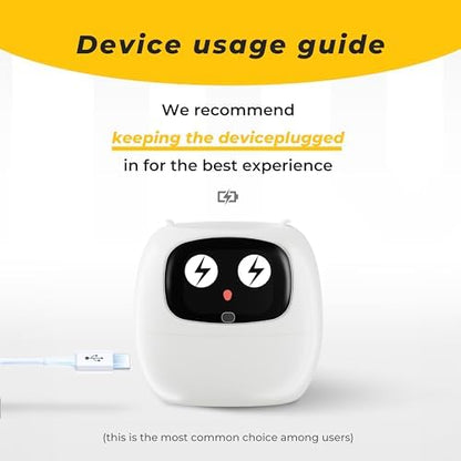 PLANTSIO Smart Pet Planter APP AI Robot Garden Flower Pot Gift, White