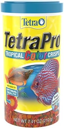TetraPro Tropical Color Crisps Fish Food, 7.41 oz