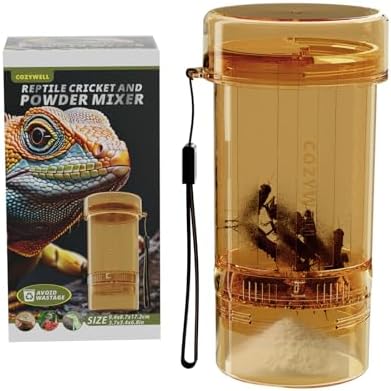 Cricket Calcium Powder Mixer Even Coating Calcium Shaker for Reptiles