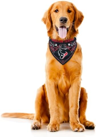 Littlearth NFL Reversible Pet Bandana - Officially Licensed Teams, Sizes XS to XL
