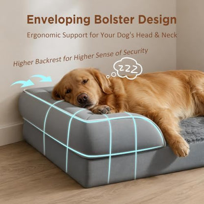Comfort Expression Waterproof Orthopedic Dog Beds for Extra Large Dog