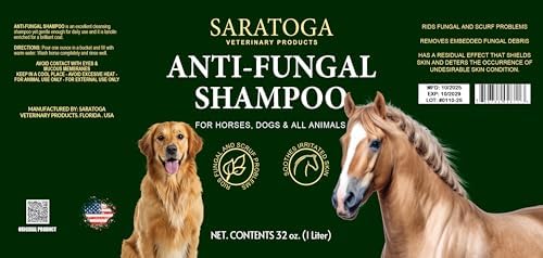 Antifungal Shampoo for Horse Antibacterial Formula Clinical Care Antiseptic
